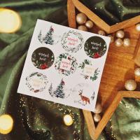 Naklejki nalepki zima święta 9 sztuk