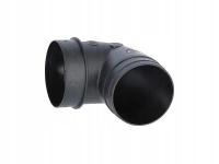 Kolanko BGC do rury ogrzewania 65mm Truma czarne