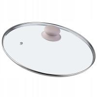 Стеклянная крышка 30 см крышка для кастрюли универсальная термостойкая