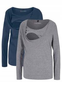 Bonprix блузка для беременных без рисунка хлопок