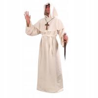 Халат монаха с капюшоном белый ws100298 продвижение