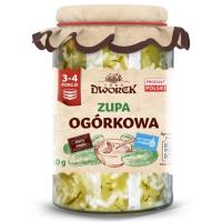 Zupa OGÓRKOWA zdrowa POLSKA odżywcza DANIE GOTOWE 3-4 porcje 720ml Dworek