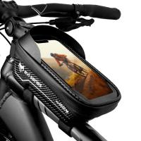 ВЕЛОСИПЕДНАЯ СУМКА, ВОДОНЕПРОНИЦАЕМЫЙ ЧЕХОЛ ДЛЯ ТЕЛЕФОНА, ПРОЧНАЯ РАМА, СУМКА, СУМКА M