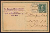 1917 KRAKÓW - EDMUND ROSENHAUCH - ŻYDOWSKI LEKARZ - PUŁKOWNIK WP