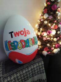 Яйцо Kinder Surprise XXL 30 см Санта Клаус подарок не только для ребенка