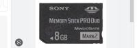 MEMORY STICK PRO- DUO SONY 8 GB mark 2