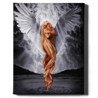Картина по номерам женщина ангел живопись по номерам картины Oh Art