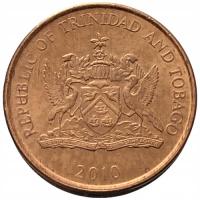 45033. Trynidad i Tobago - 1 cent - 2010r.