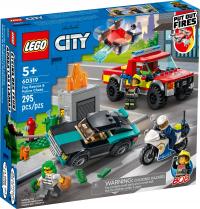 LEGO City пожарная и полицейская погоня 60319