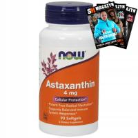 NOW FOODS ASTAKSANTYNA ASTAXANTHIN WZROK ANTYOKSYDANT ODPORNOŚĆ 90 kaps