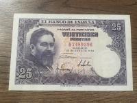 Hiszpania - 25 pesetas - 1954 - UNC