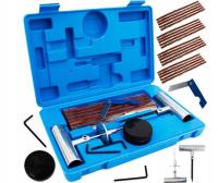 НАБОР ДЛЯ РЕМОНТА ШИН ДЛЯ БЫСТРОГО РЕМОНТА КОЛЕС ШНУРЫ КЛЕЙ РЕЗАК ШИЛО STIX