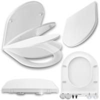 Deska Sedesowa Wolnoopadająca Duroplast Uniwersalna Twarda Klapa WC Slim