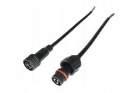 ZŁĄCZE HERMETYCZNE 3 PIN OKRĄGŁE WTYK + GNIAZDO