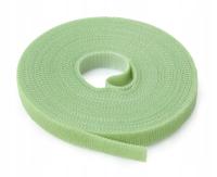 Садовая лента на липучке для растений зеленая 12 мм x 7,6 м