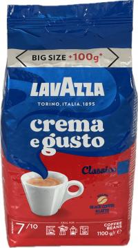 Kawa ziarnista mieszana Lavazza Crema e Gusto Classico 1000g BIG SIZE +100g
