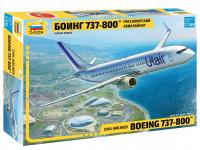 Zvezda 7019 Samolot pasażerski Boeing 737-800 model 1/144 Z7019