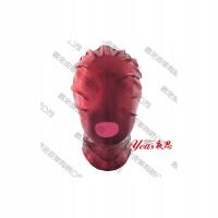 BDSM wet-look maska z otworem na usta 20012 - czerwona