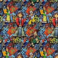 Спортивный костюм, тренировочный костюм петля CRAZY SKATE-240г / м2