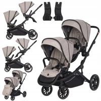 ЛЕГКАЯ КОЛЯСКА-БЛИЗНЕЦ ИЗ ГОДА В ГОД 0-22 КГ АКСЕССУАРЫ