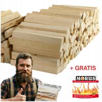 EKO ROZPAŁKA DO KOMINKA, PIECA 8KG GRUBE SUCHE DREWNO ROZPAŁKOWE + GRATIS!