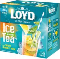 Herbata Ziołowo Owocowa na Zimno Cytryna Limonka Mięta Ice Tea 12T LOYD