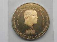 15/ MEDAL BARACK OBAMA 44 PREZYDENT USA ( 50 mm, waga ok. 47,43 g )