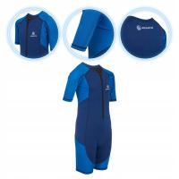 Детская пена для серфинга AQUASTIC из неопрена 1,5 мм WAVEY Blue 10