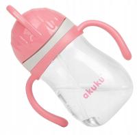 Akuku бутылка для воды чашка-поилка с утяжеленной соломинкой pink