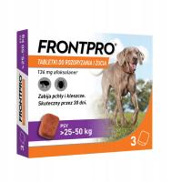 FRONTPRO tabletki do rozgryzania i żucia dla psów na kleszcze 136mg