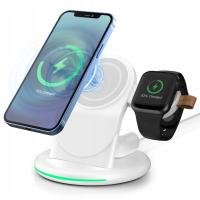 Stacja ładująca ładowarka bezprzewodowa 3w1 do iphone apple watch airpod