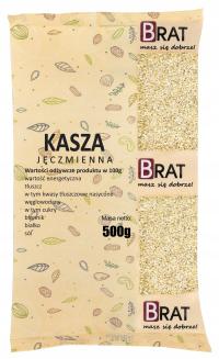 KASZA JĘCZMIENNA ŚREDNIA 500g Naturalna wysoka jakość