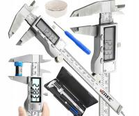 ПРОФЕССИОНАЛЬНЫЙ ЭЛЕКТРОННЫЙ ШТАНГЕНЦИРКУЛЬ 150 ММ МЕТАЛЛИЧЕСКИЙ ЦИФРОВОЙ ЖК-ЭКРАН