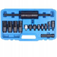 Ściągacz do wtryskiwaczy Magma uniwersalny 14el z adapterami