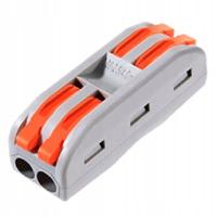 SZYBKOZŁĄCZKA ZŁĄCZKA PRZELOTOWA 2 PRZEWODY