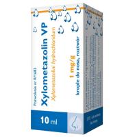 Xylometazolin VP 1mg/g krople do nosa roztwór 10 ml katar sienny, zatoki