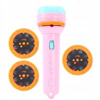 LATARKA PROJEKCYJNA DZIECIĘCA ZABAWKI DLA DZIECKA RÓŻOWA