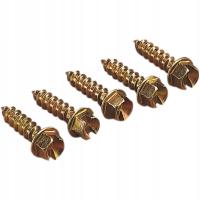Kolce śruby wkręty do opon Enduro Cross ATV Quad 5/8 Gold Screws złote 50 szt