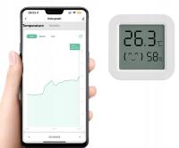 Czujnik Temperatury Wilgotności ZIGBEE 3.0 Wyświetlacz Aplikacja Tuya Smart