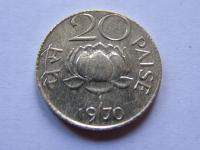 INDIE 20 PAISE 1970 ROK KALKUTA !!!!!!!!!!!!! 0666