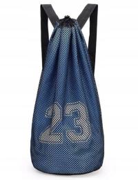 Plecak dla koszykarza siatkowy nr 23 niebieski