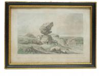 ANTYK - RĘCZNIE KOLOROWANY STALORYT - XIX W