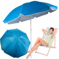 Большой пляжный зонтик садовый УФ-фильтр сломанный складной 170 см