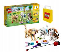 LEGO CREATOR 31137 МИЛЫЕ СОБАКИ 3В1 ДЛЯ ДЕТСКОЙ ПОДАРОЧНОЙ СУМКИ
