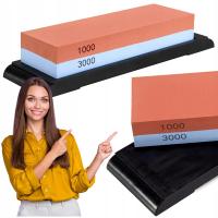 ТОЧИЛКА ДЛЯ НОЖЕЙ, ТОЧИЛЬНЫЙ КАМЕНЬ, ВОДНЫЙ КАМЕНЬ ДЛЯ ЗАТОЧКИ НОЖЕЙ, ГРАДАЦИЯ 1000 3000