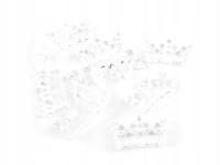 Żetony pleksi przezroczyste kształt - korona (10)