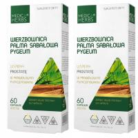 Ивовая пальма Pygeum и крапива Medica Herbs-2x60 капсул