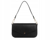 WŁOSKA SKÓRZANA KOPERTÓWKA TOREBKA WIZYTOWA SOLOME WIECZOROWA NA ŁAŃCUSZKU