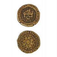 ОРК ЗОЛОТАЯ МЕТАЛЛИЧЕСКАЯ МОНЕТА 1 ШТ LARP RPG