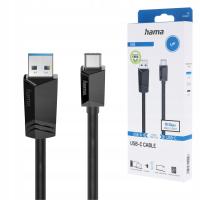 Kabel USB 3.2 Gen 2 USB A - USB C Hama 1 m czarny